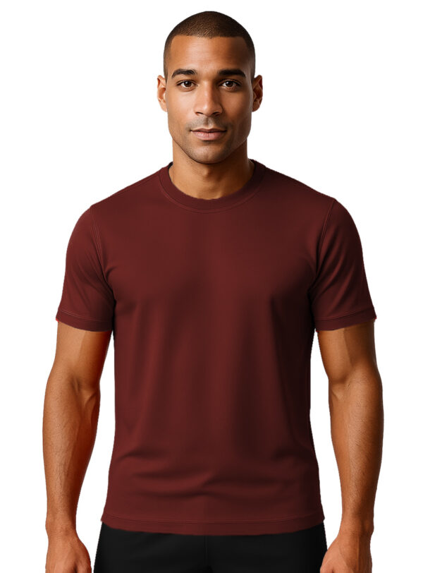 MAROON PROMO T-SHIRT BY DISKI SPORTS