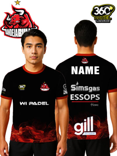 Bandeja Bulls  -360 Padel League Official Match T-Shirts