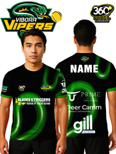 Vibora Vipers  -360 Padel League Official Match T-Shirts